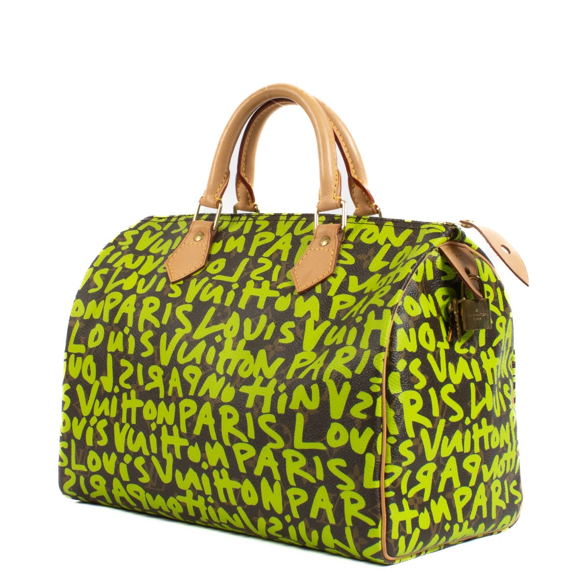 Louis Vuitton Stephen Sprouse Green Graffiti Monogram Speedy 30