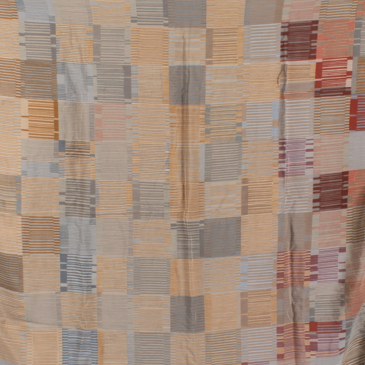 Delvaux Multicolor Striped Silk Scarf