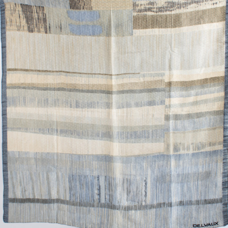 Shop 100% authentic Delvaux Multicolor Striped Scarf at Labellov.com.