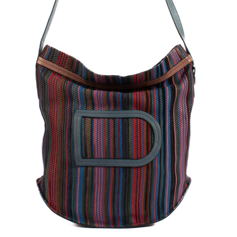Delvaux Multicolor Toile De Cuir Vintage Pin Bag