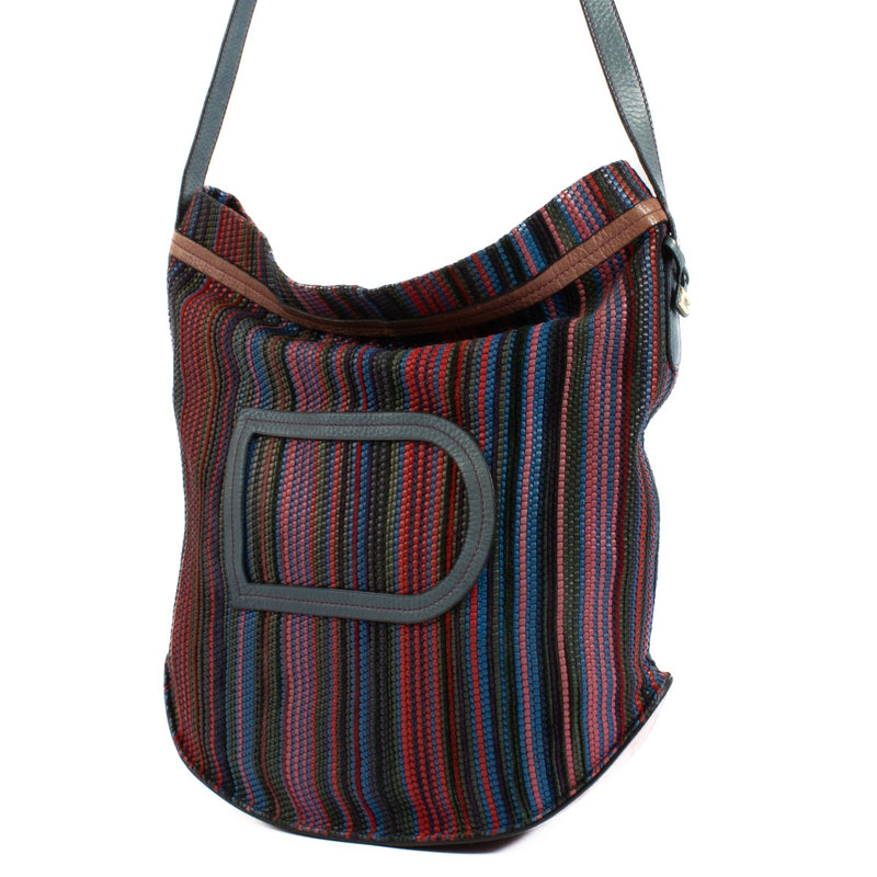 Delvaux Multicolor Toile De Cuir Vintage Pin Bag