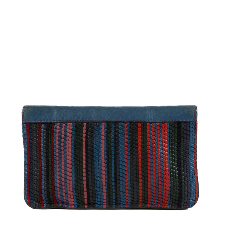 Delvaux Multicolor Toile de Cuir Vintage Pouch