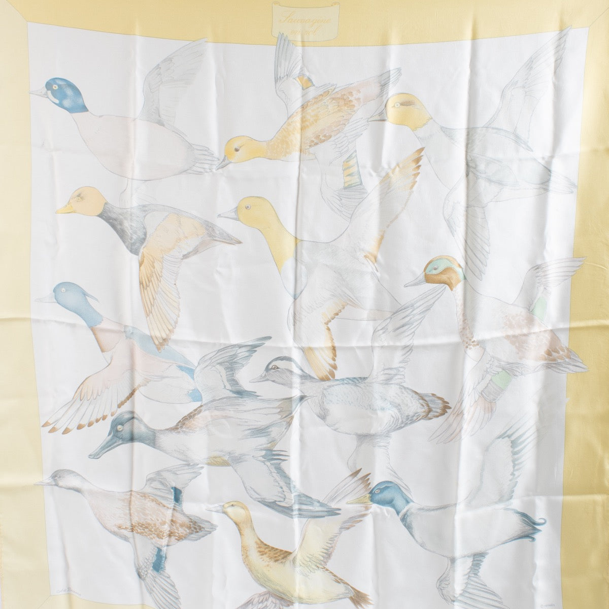 Shop 100% authentic second hand Hermès Sauvagine On Vol Scarf on Labellov.com