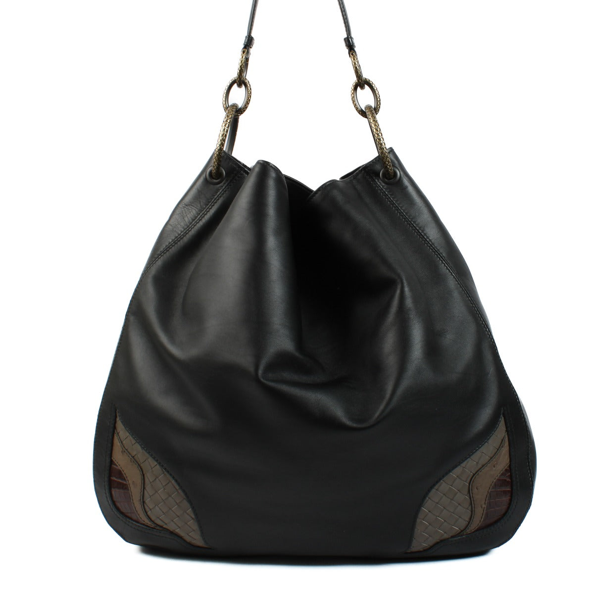 Sac Hobo Maxi Noir Bottega Veneta 50e Anniversaire