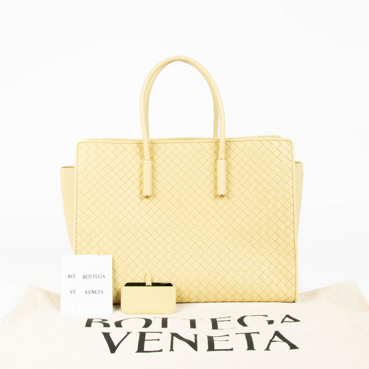 Bottega Veneta Butter Yellow Barbara Tote Bag