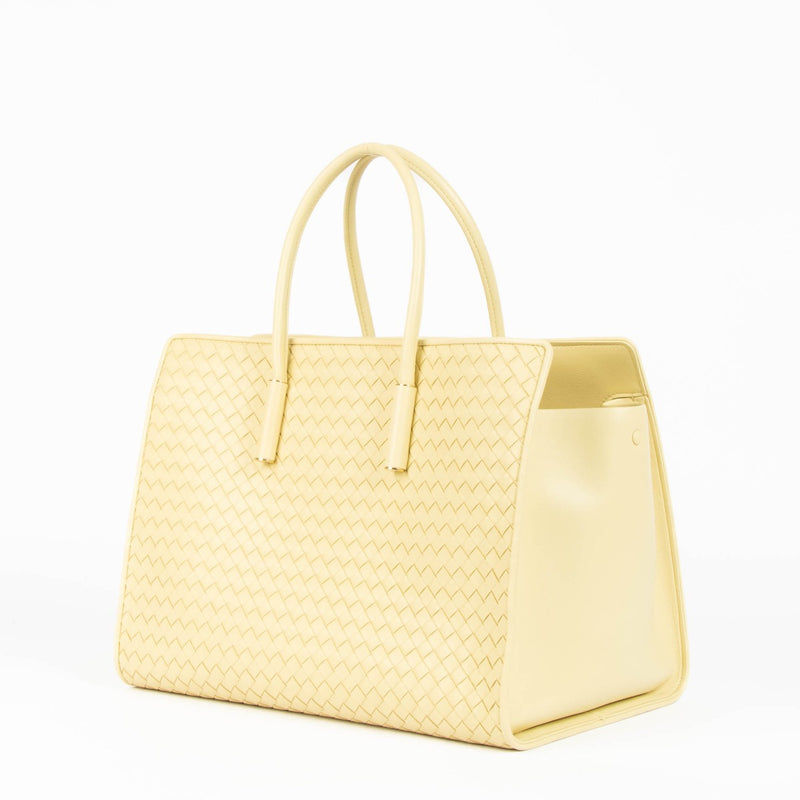 Bottega Veneta Butter Yellow Barbara Tote Bag