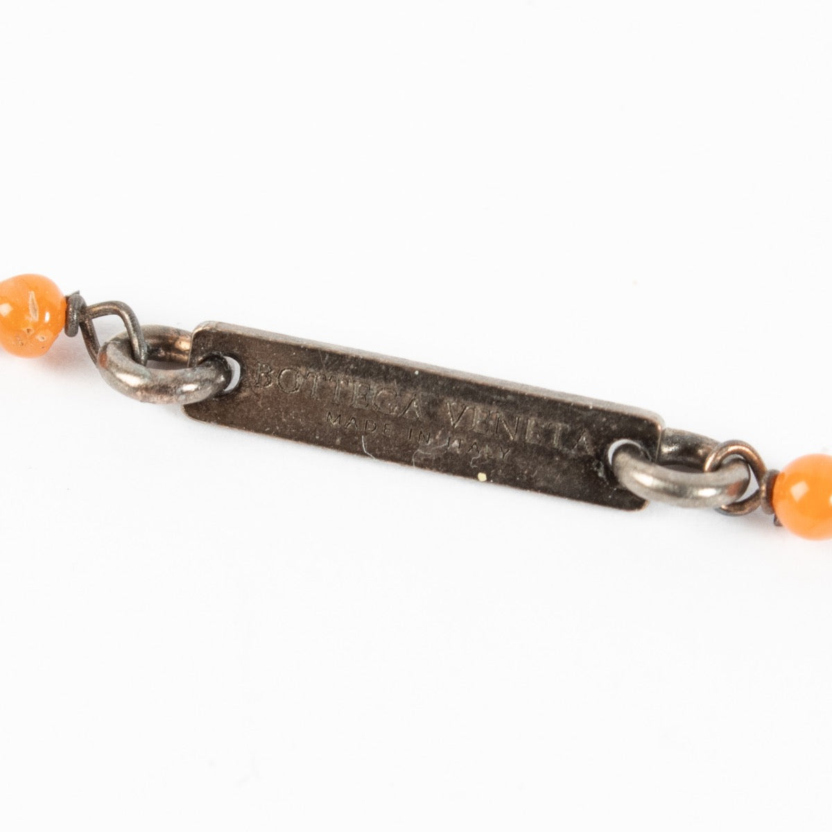 Authentic second hand Bottega Veneta Red Chain Necklace on Labellov.com