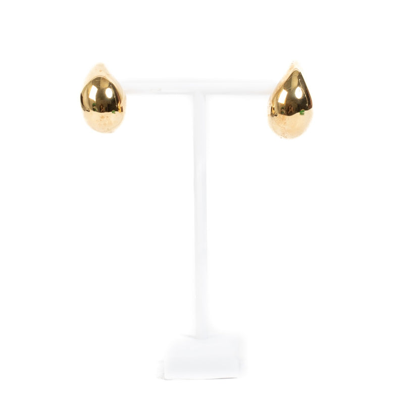 Bottega Veneta Gold Small Drop Earrings