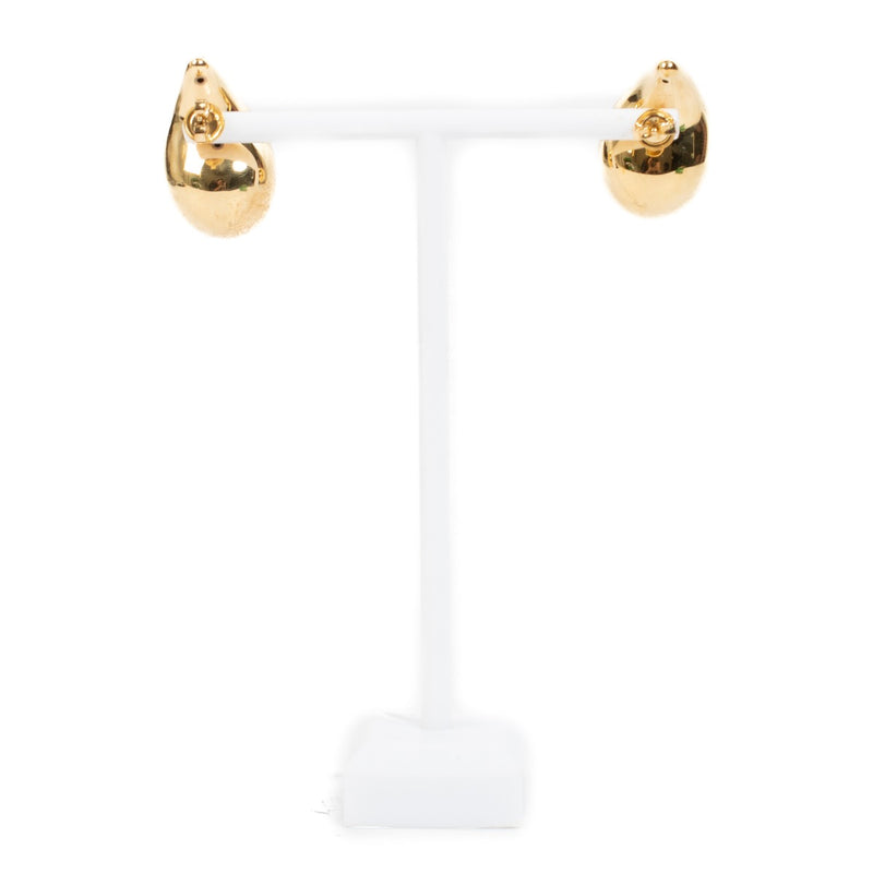 Bottega Veneta Gold Small Drop Earrings