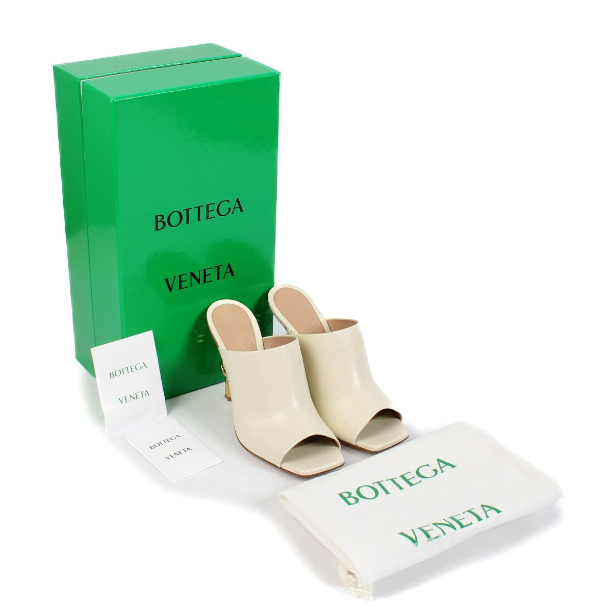 Bottega Veneta Sea Salt Knot Mules