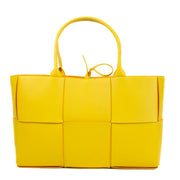 shop 100% authentic second hand Bottega Veneta Yellow Medium Arco Intreccio Bag on Labellov.com