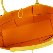 shop 100% authentic second hand Bottega Veneta Yellow Medium Arco Intreccio Bag on Labellov.com