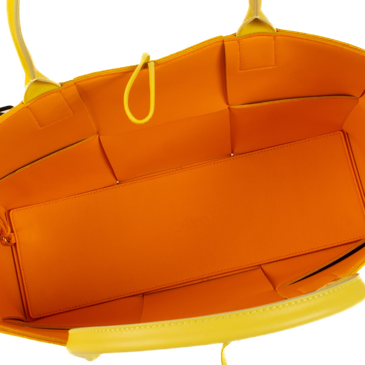 shop 100% authentic second hand Bottega Veneta Yellow Medium Arco Intreccio Bag on Labellov.com