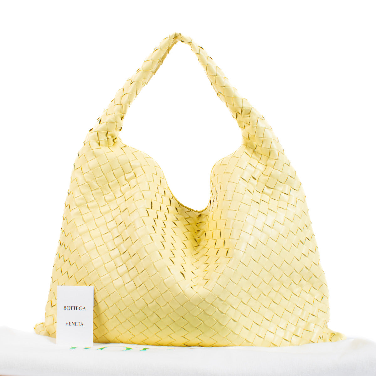 Bottega Veneta Camomile Intrecciato X-Large Hop Bag