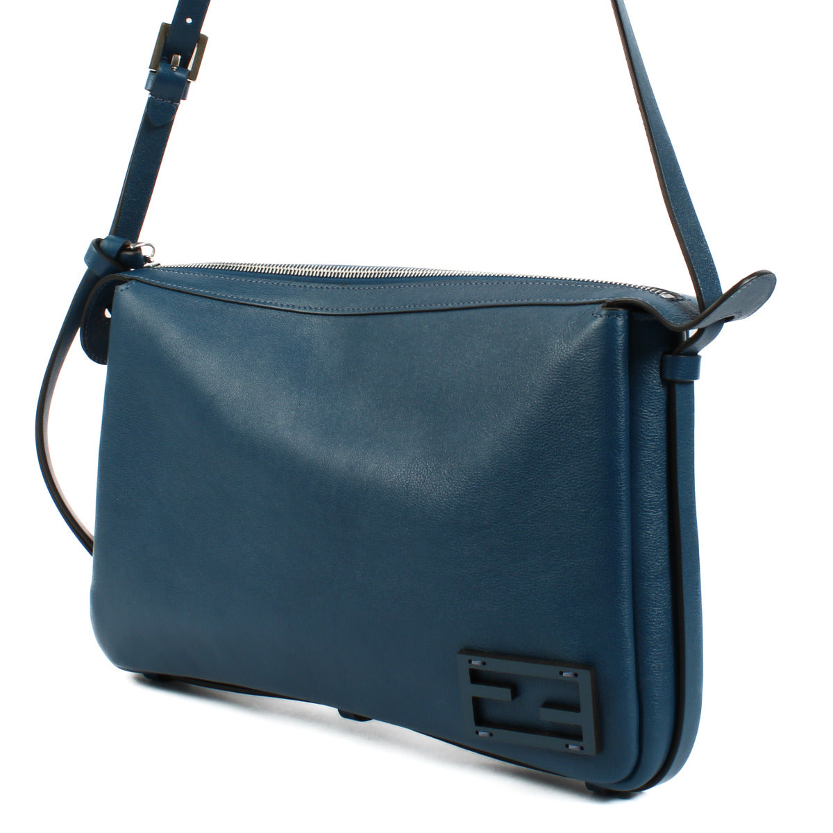 Sac moyen Fendi Simply bleu sarcelle