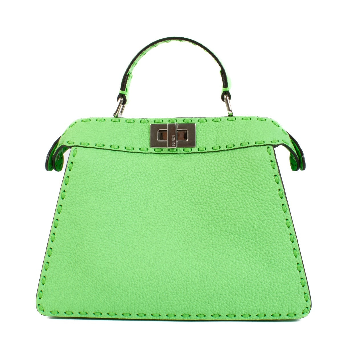 Shop safe online at Labellov in Antwerp, Brussels and Knokke this 100% authentic second hand Fendi Edamame Green Small Peekaboo Iseeu