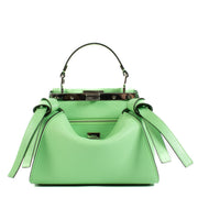 Shop safe online at Labellov in Antwerp, Brussels and Knokke this 100% authentic second hand Fendi Edamame Green Mini Peekaboo Bag