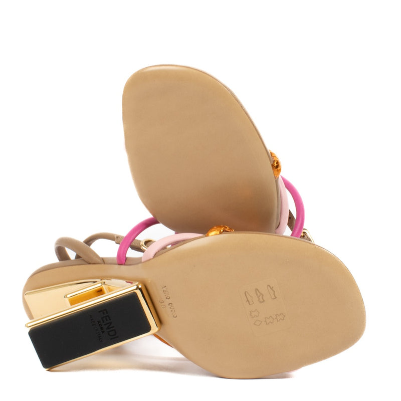 Fendi Multicolor First Sandals