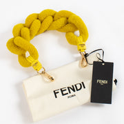Shop safe online at Labellov in Antwerp, Brussels and Knokke this 100% authentic second hand Fendi Yellow Fur Bag Strap