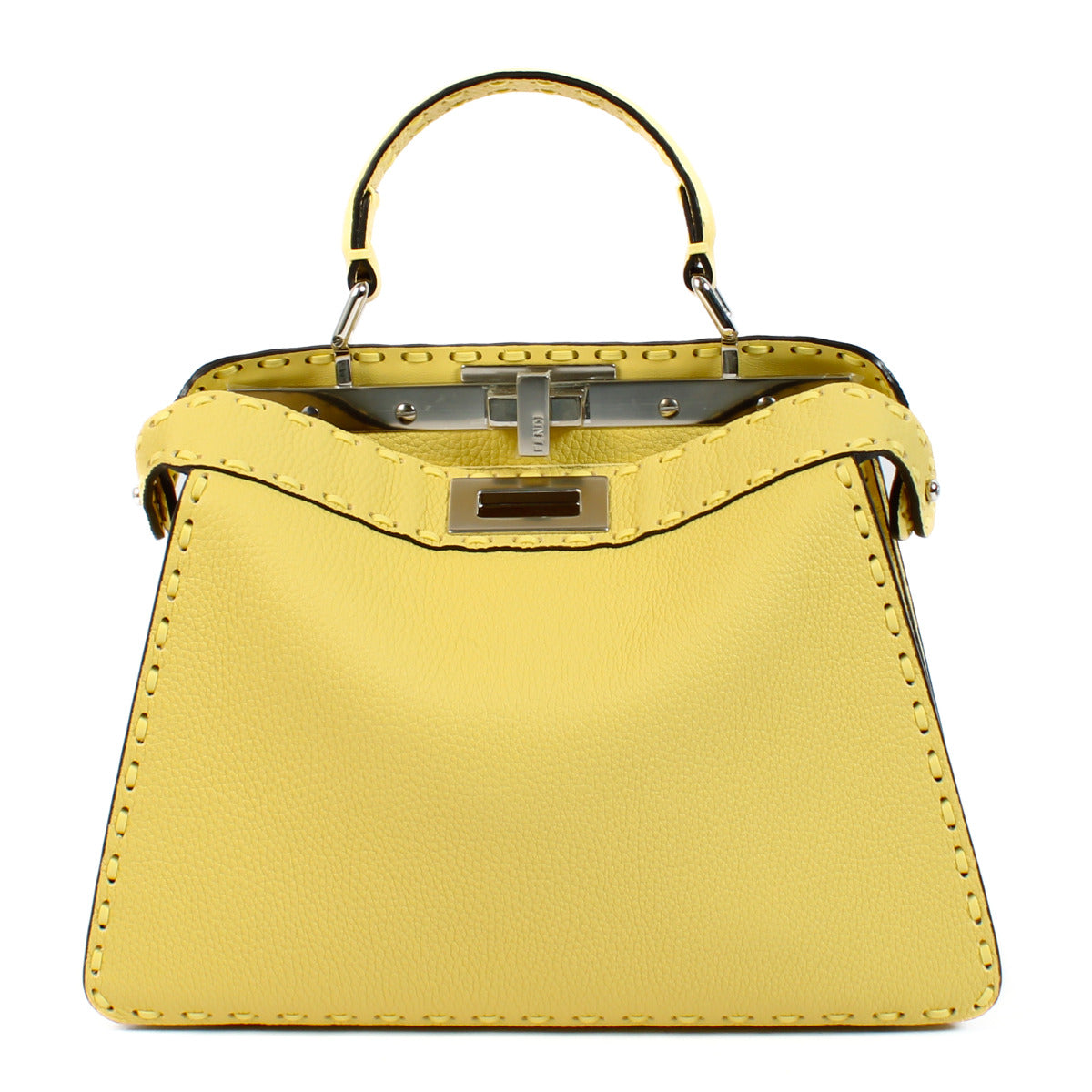 Fendi Yellow Peekaboo IseeU Small Bag aan de beste prijs bij Labellov tweedehands luxe in Antwerpen en Knokke. Shop in stijl bij Labellov.