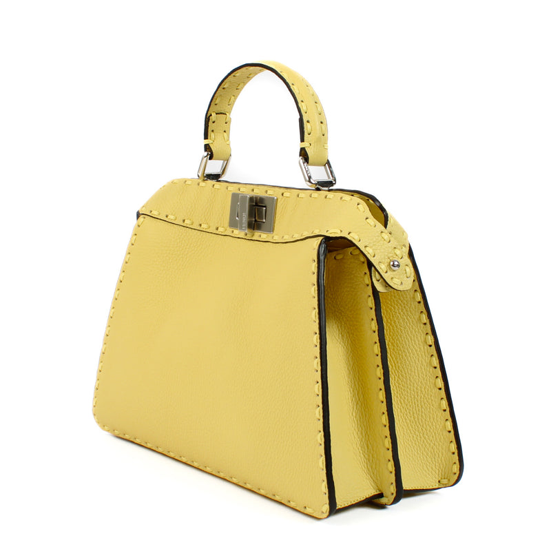 Fendi Yellow Peekaboo IseeU Small Bag