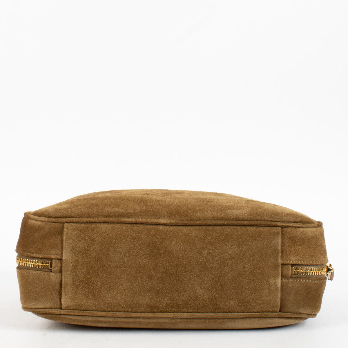 Authentic Second Hand Miu Miu Olive Green Suede Beau Bag on Labellov.com