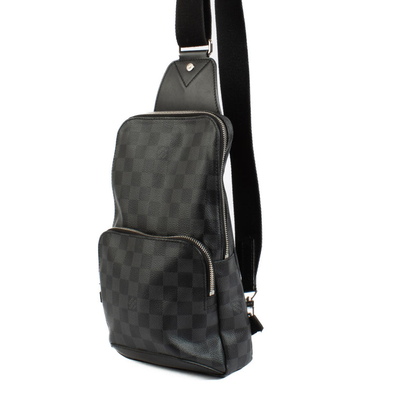 shop 100% authentic second hand Louis Vuitton Damier Graphite Avenue Sling Bag on Labellov.com