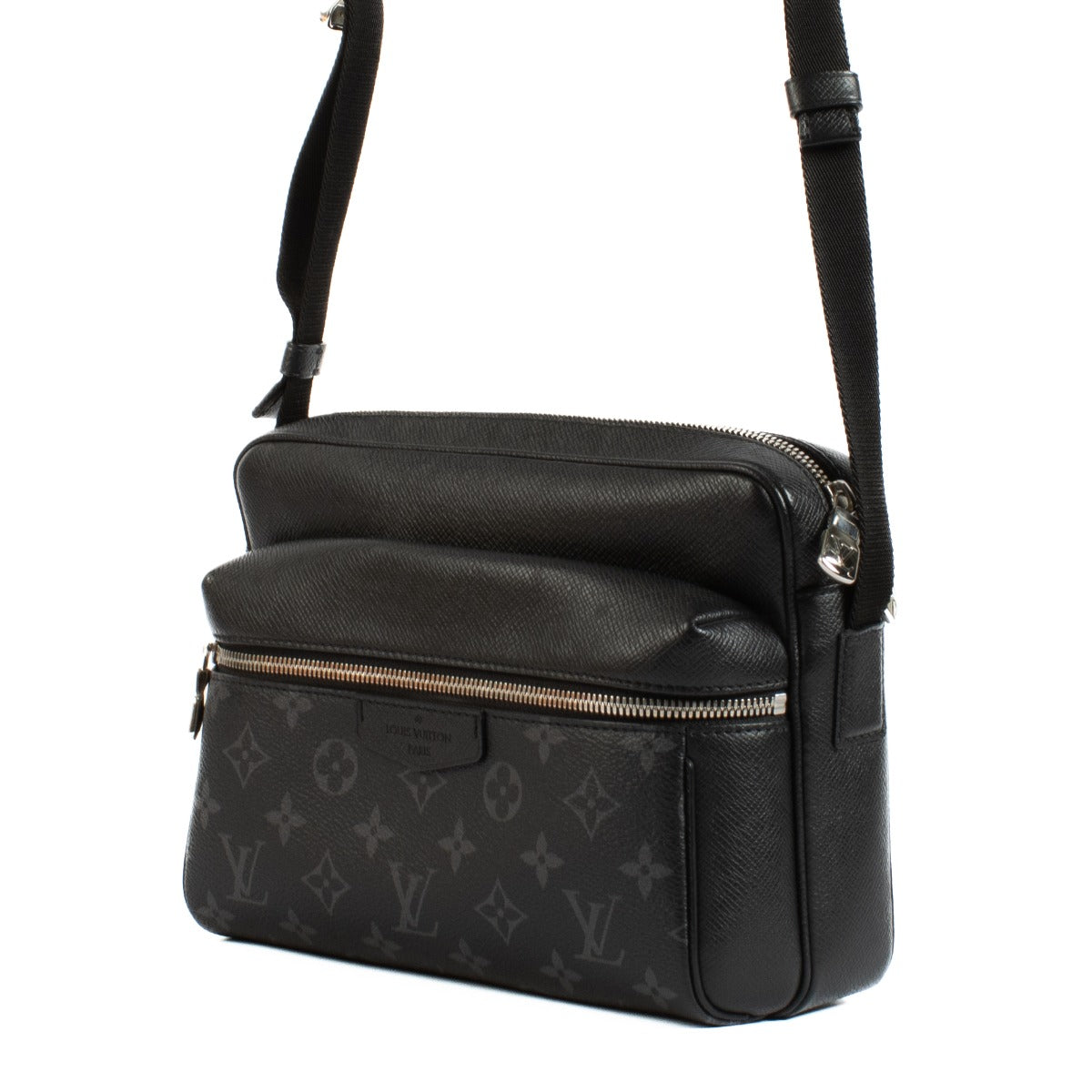 Louis Vuitton Zwarte Outdoor Messenger Tas