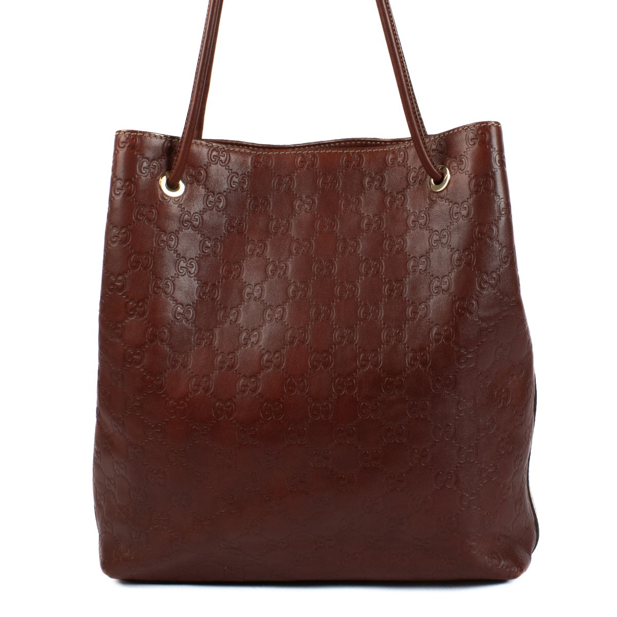 Shop 100% authentic second-hand Gucci Red Leather Guccissima Tote Bag on Labellov.com