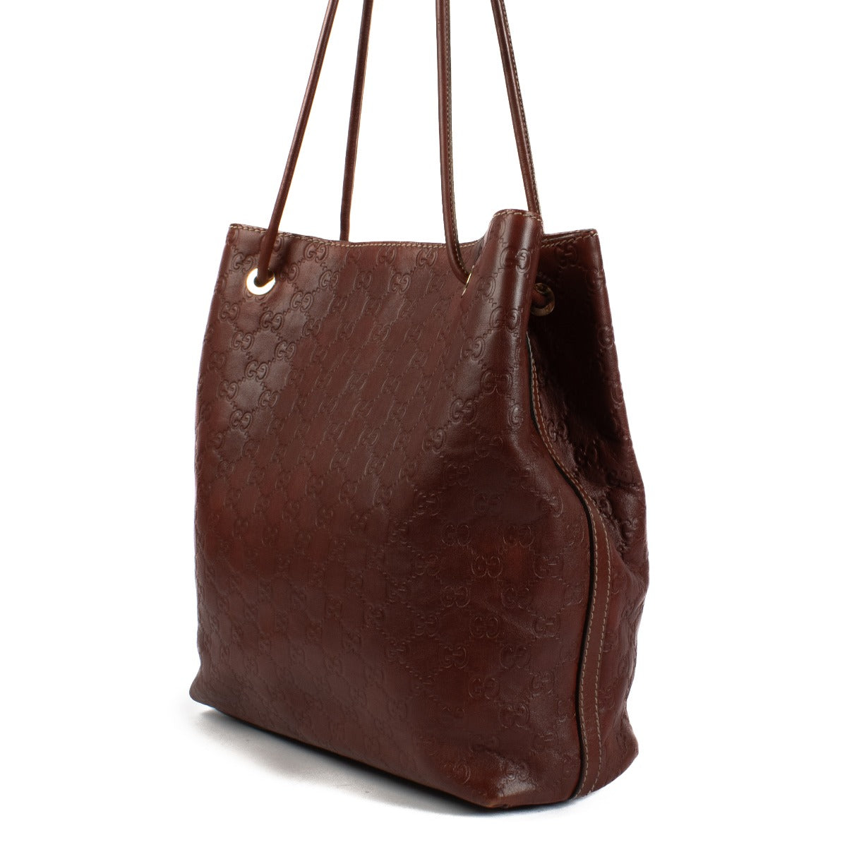Shop 100% authentic second-hand Gucci Red Leather Guccissima Tote Bag on Labellov.com