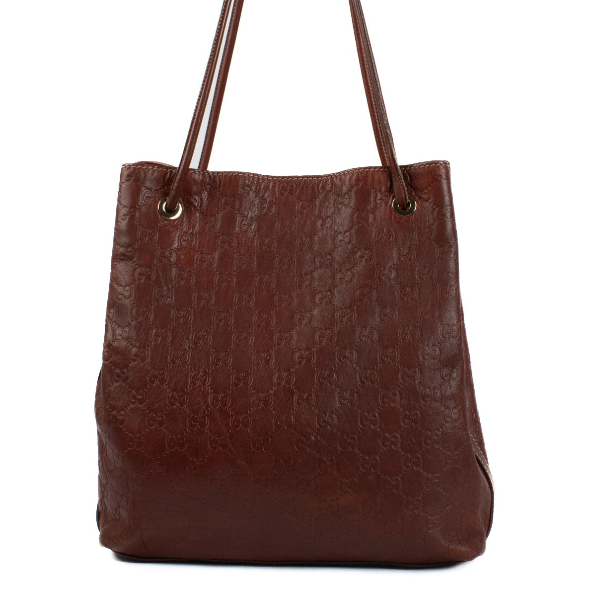 Shop 100% authentic second-hand Gucci Red Leather Guccissima Tote Bag on Labellov.com