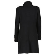 Shop 100% authentic secondhand Chanel 14A Tweed Black Coat - Size 38 on Labellov.com