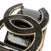 buy 100% authentic pre loved Chanel 08P Patent Leather Glitter Belt - Size 80 on Labellov.com
