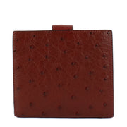 Shop safe online at Labellov in Antwerp, Brussels and Knokke this 100% authentic second hand Delvaux Red Ostrich Wallet