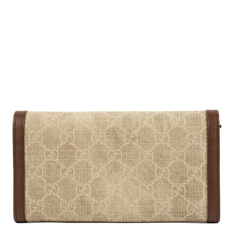 Shop safe online at Labellov in Antwerp, Brussels and Knokke this 100% authentic second hand Gucci Beige/Brown GG Canvas Wallet