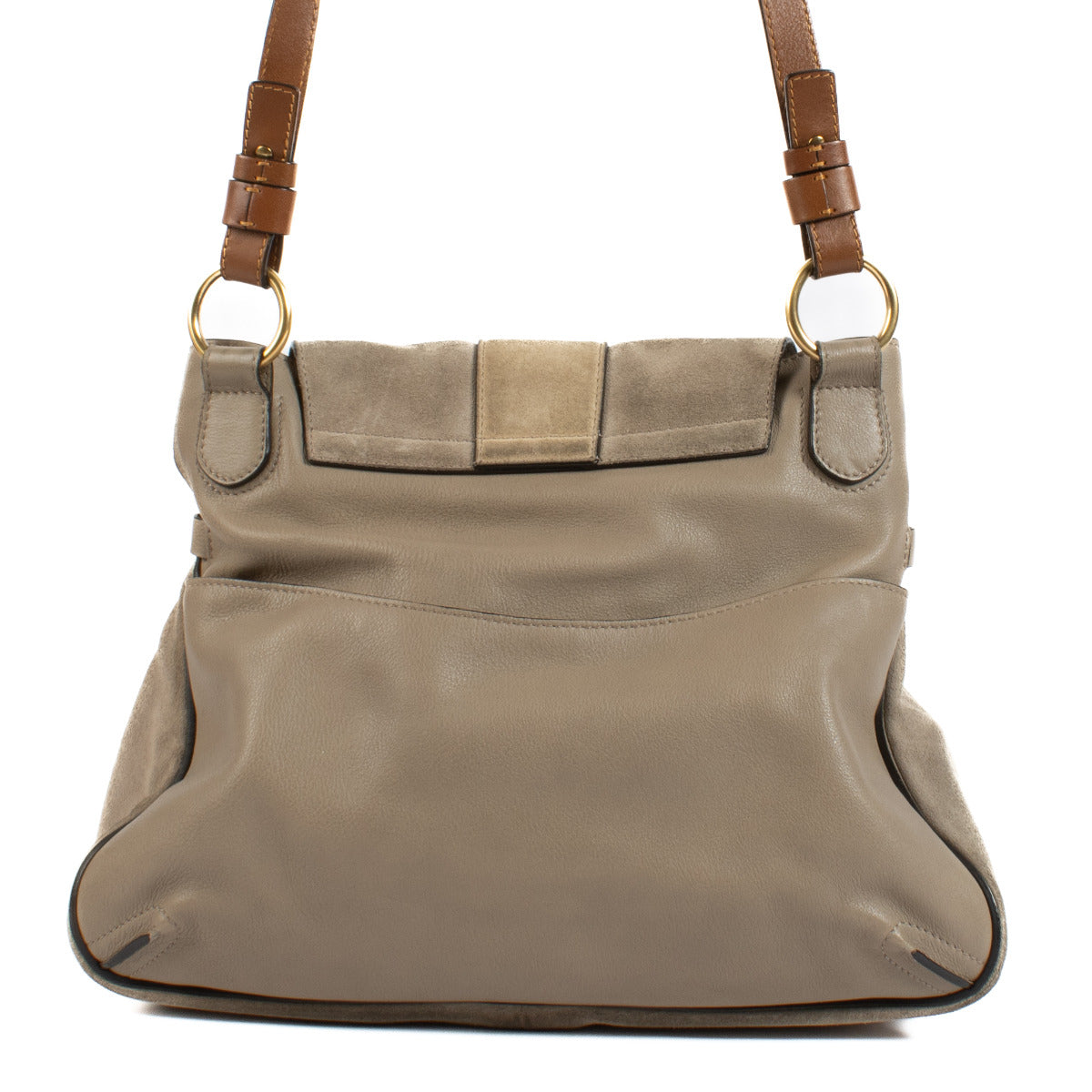 Sac Lexa Chloé en daim beige