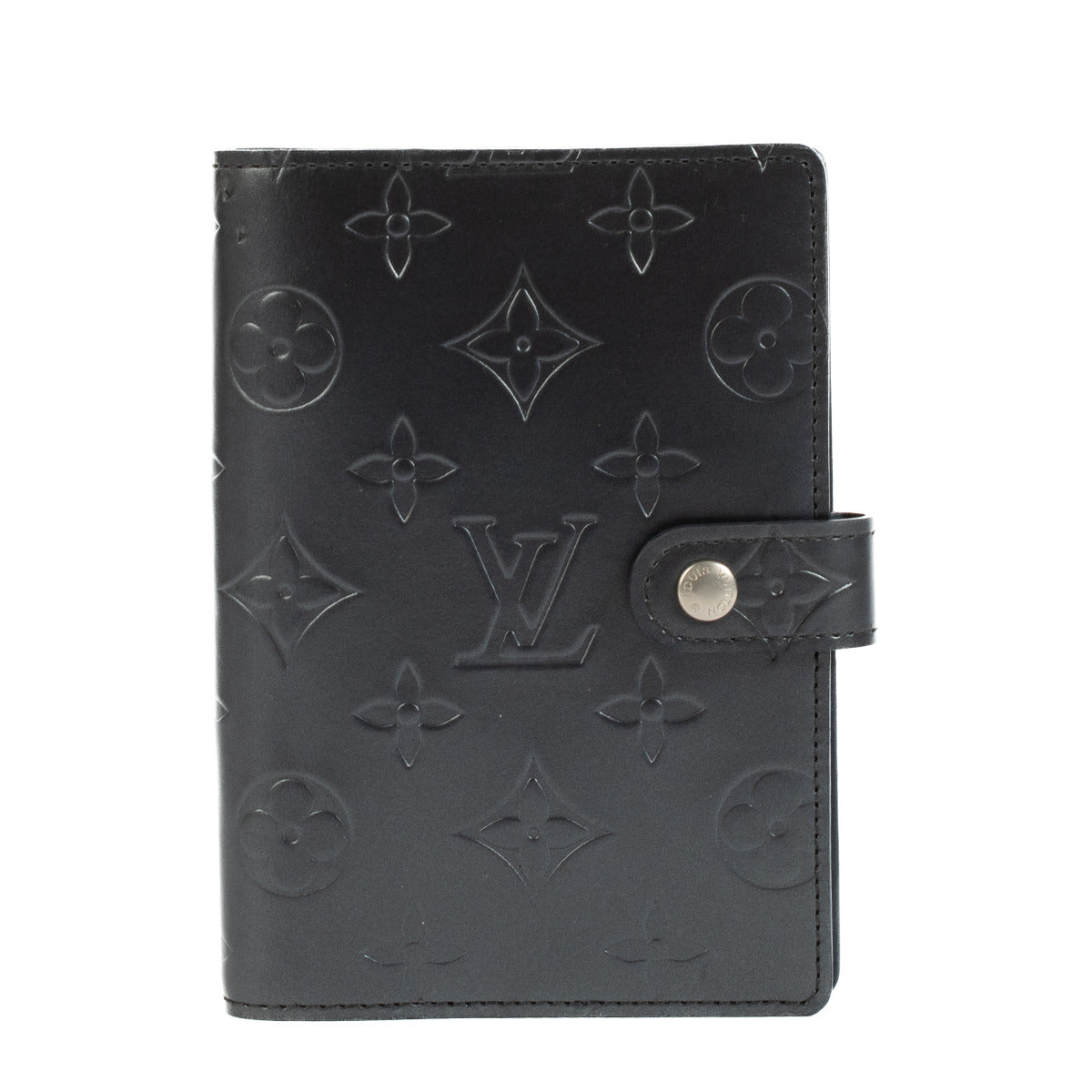 Louis Vuitton Gunmetal Grey Agenda Cover PM aan de beste prijs bij Labellov tweedehands luxe in Antwerpen and Knokke