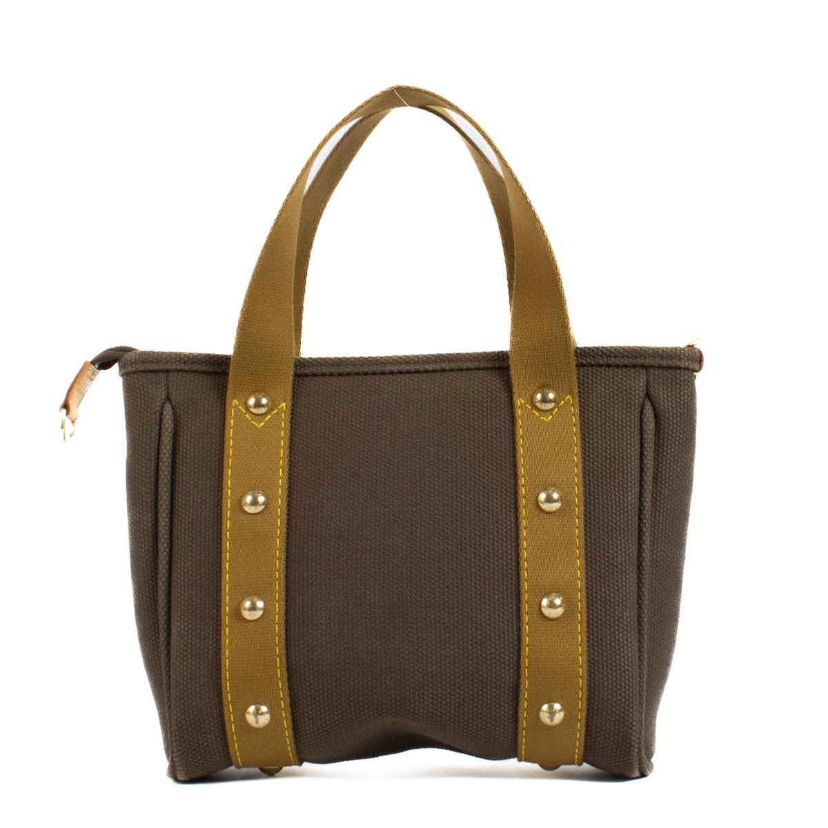 Shop safe online at Labellov in Antwerp, Brussels and Knokke this 100% authentic second hand Louis Vuitton Brown Canvas Antigua Cabas PM Tote Bag