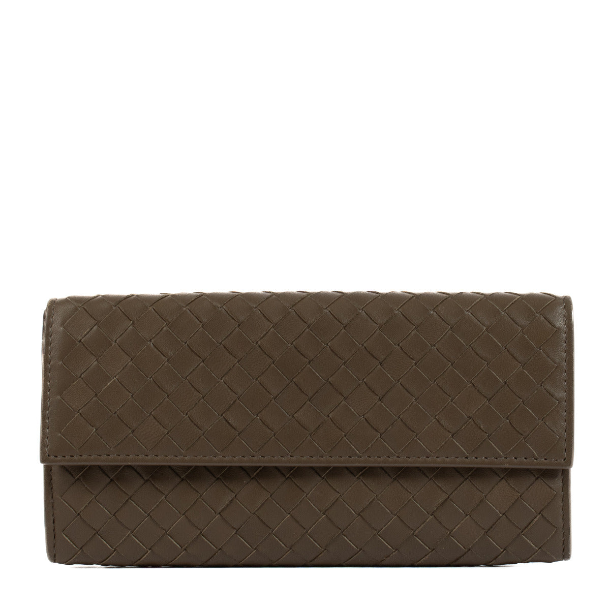 Bottega Veneta Taupe Intrecciato Wallet te koop tweedehands aan de beste prijs bij Labellov.