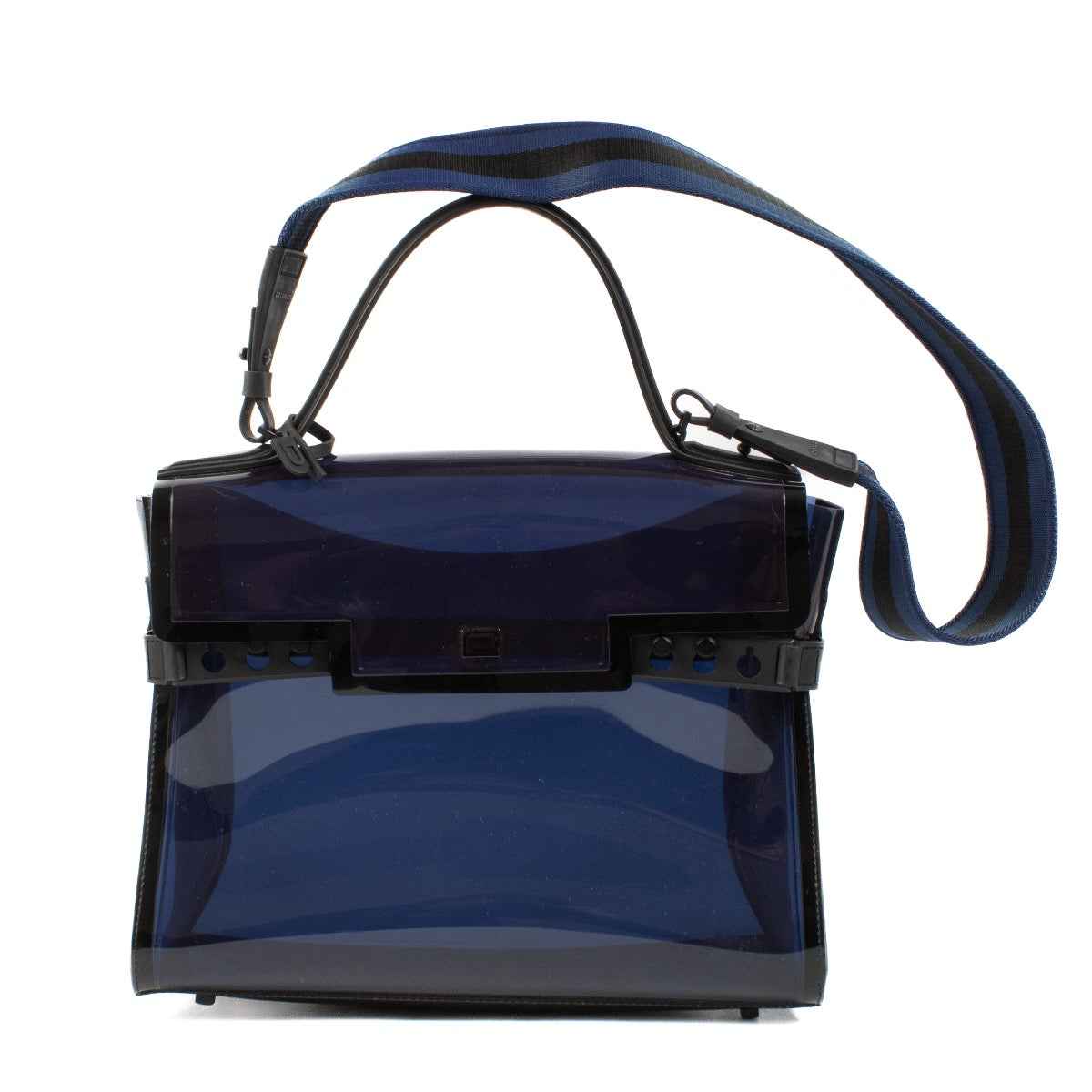 Shop safe online at Labellov in Antwerp, Brussels and Knokke this 100% authentic second hand Delvaux Blue Vinyl Tempête Dark Night. Veilig online tweedehands authentiek Delvaux Blue Vinyl Tempête Dark Night handtas kopen bij Labellov in Antwerpen.