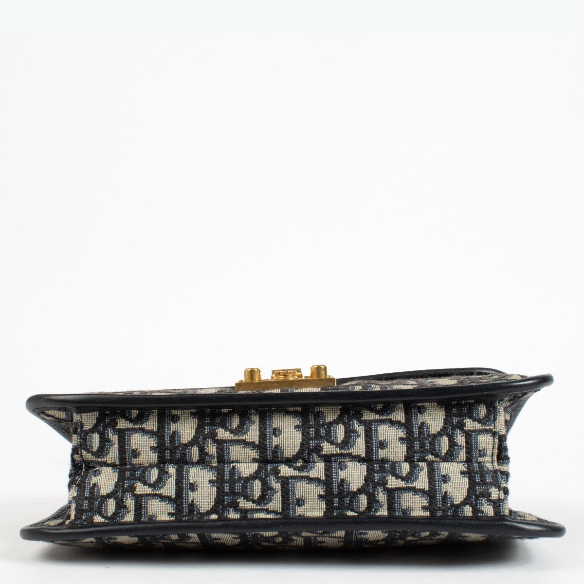 Christian Dior Blue Oblique Dioraddict Medium Flap Bag