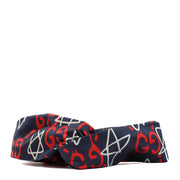 Gucci Ghost GG Graffiti Silk Headband