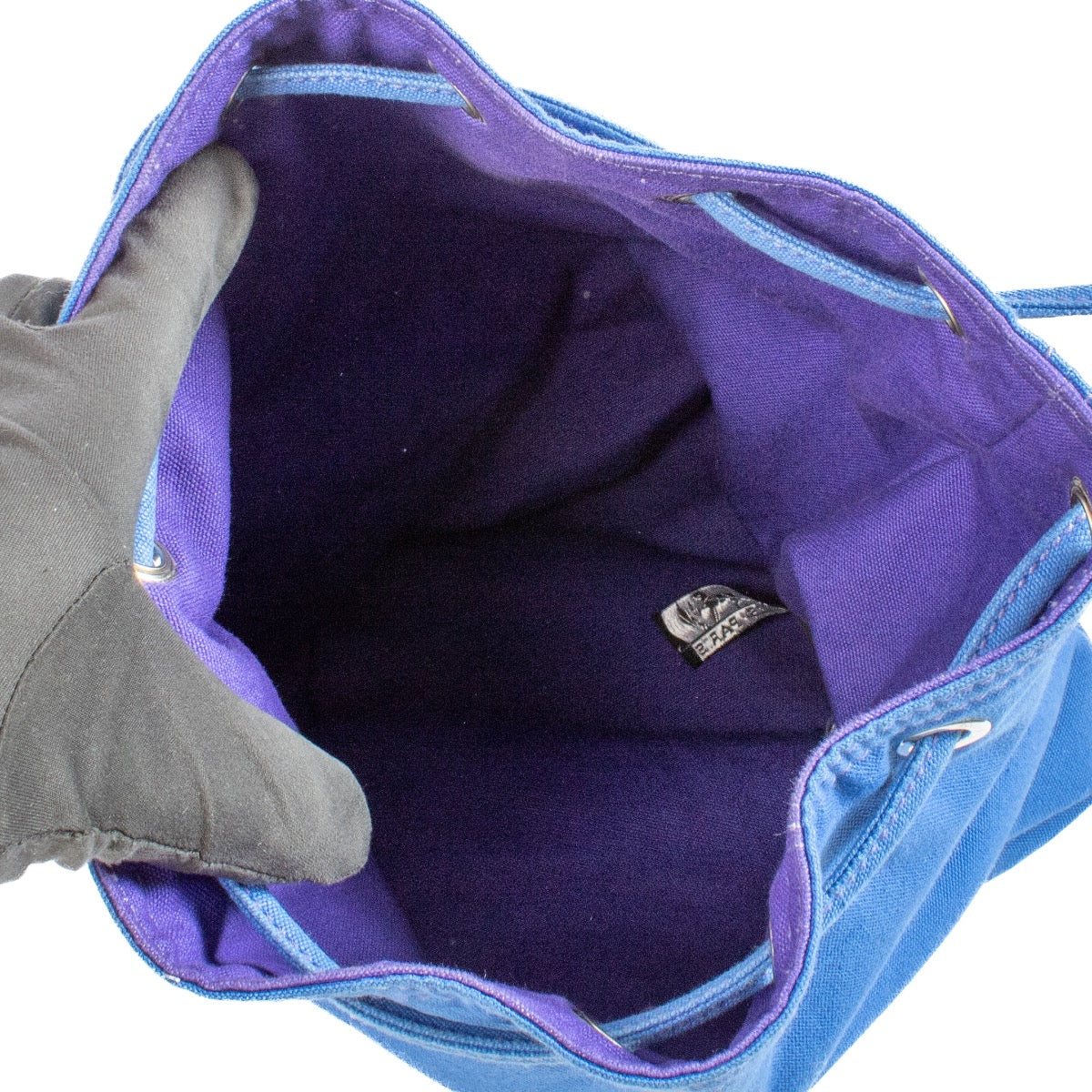 shop 100% authentic second hand Hermès Blue Canvas Bucket Bag on Labellov.com