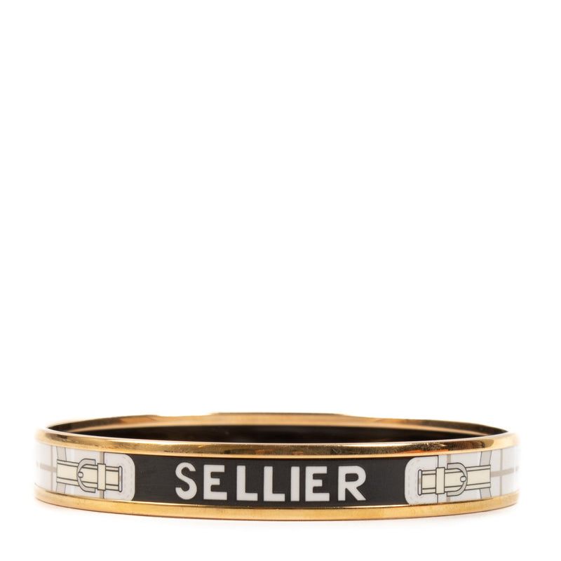 Shop 100% authentic secondhand Hermès Sellier Enamel Bangle Bracelet on Labellov.com