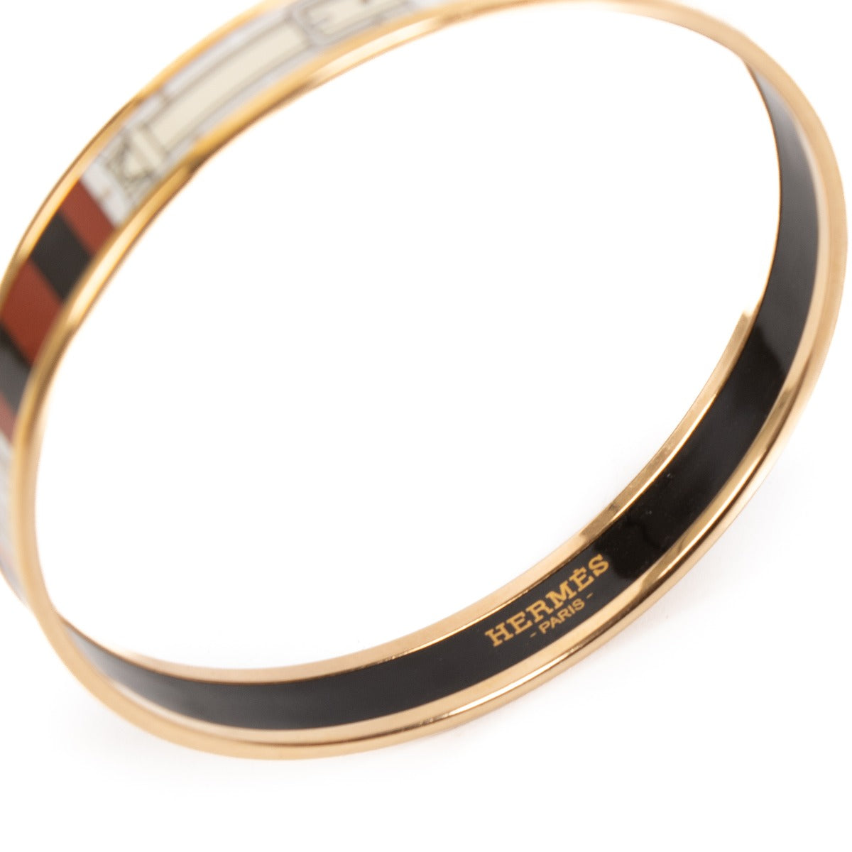 Shop 100% authentic secondhand Hermès Sellier Enamel Bangle Bracelet on Labellov.com