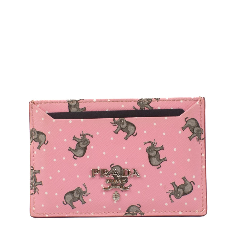shop 100% authentic second hand Prada Pink Elephant Card Holder on Labellov.com