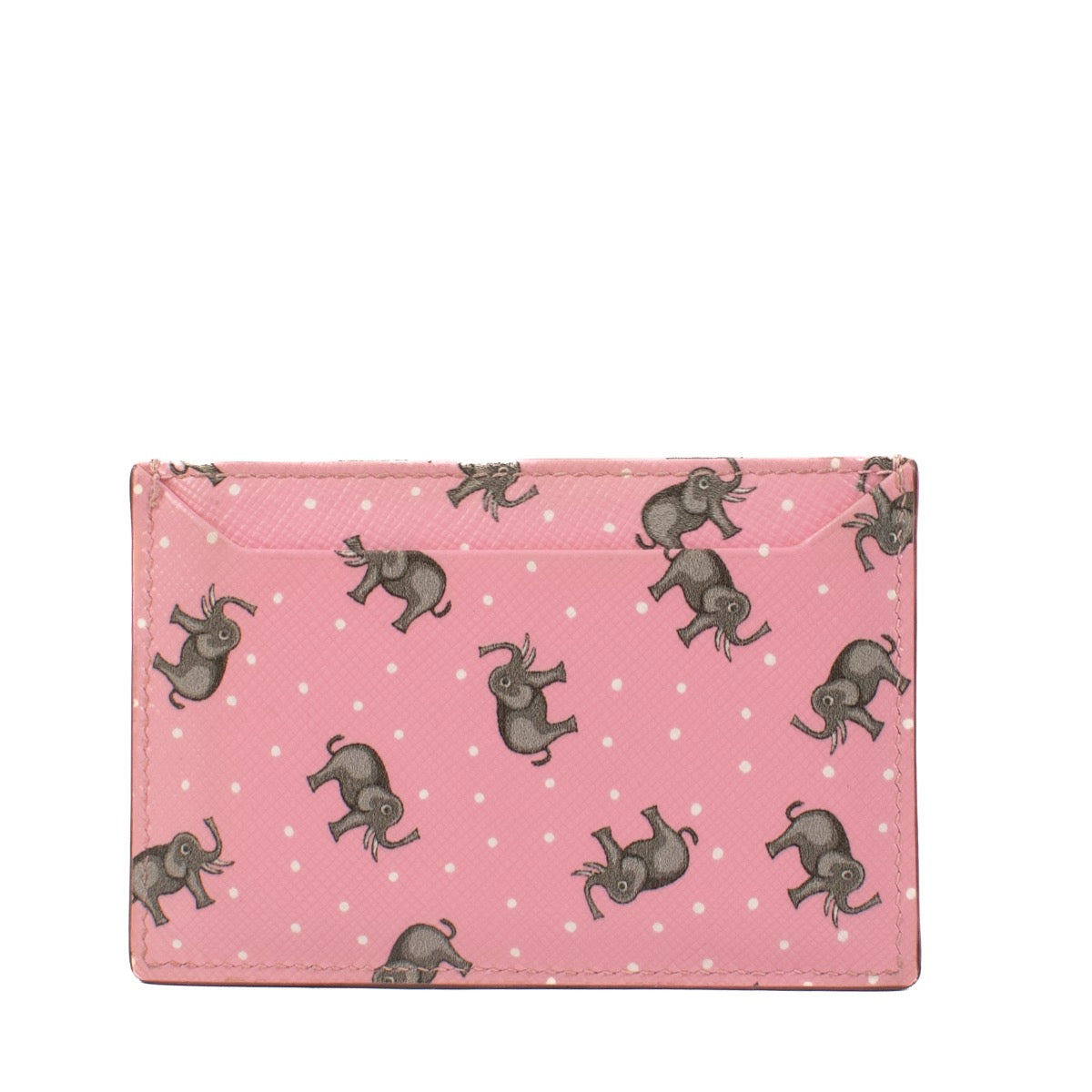 shop 100% authentic second hand Prada Pink Elephant Card Holder on Labellov.com
