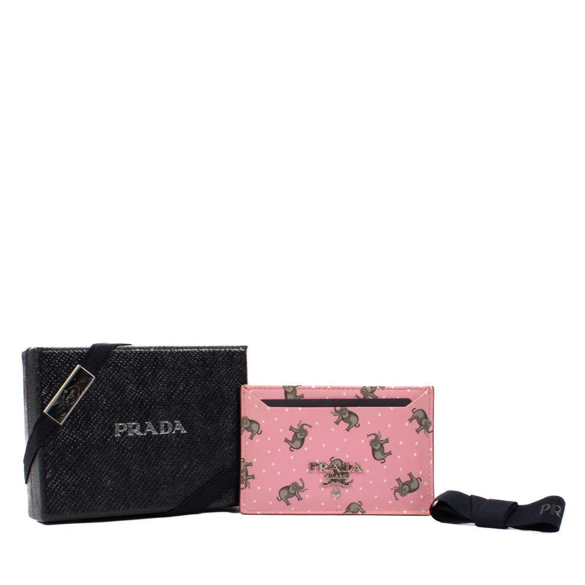 shop 100% authentic second hand Prada Pink Elephant Card Holder on Labellov.com