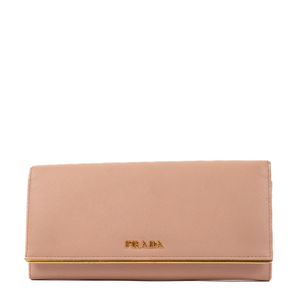shop 100% authentic second hand Prada Pink Metal Frame Wallet on Labellov.com