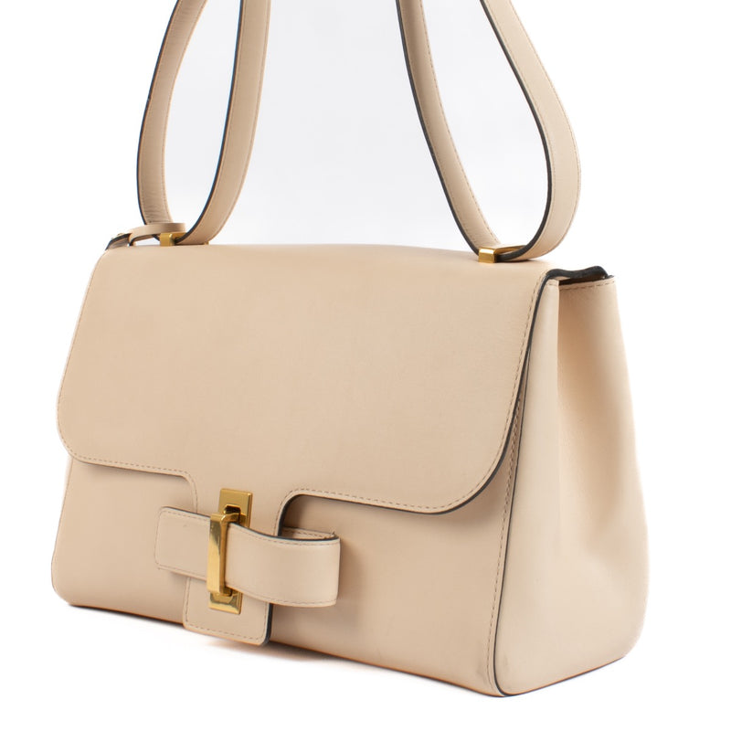 shop 100% authentic second hand Delvaux Simplissime City Nude Cadence Shoulder Bag on Labellov.com